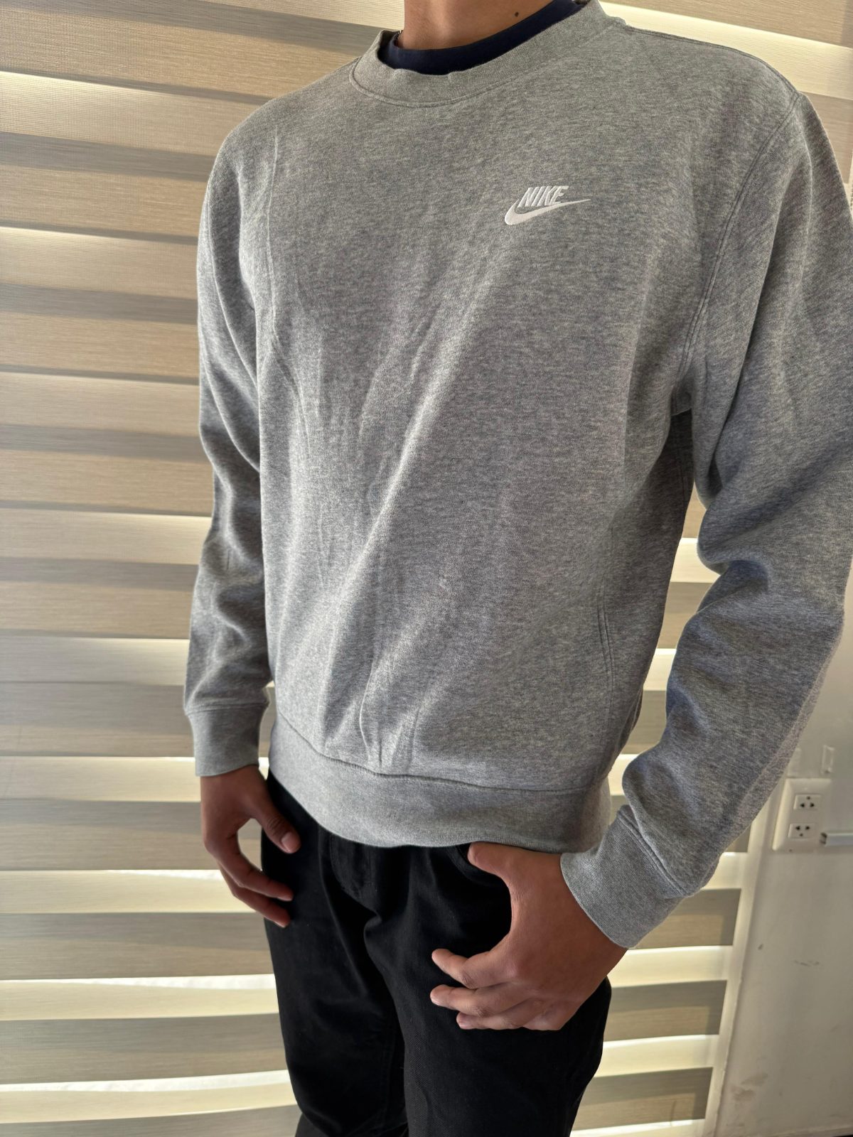 Chompa Nike Gris Clásica 2