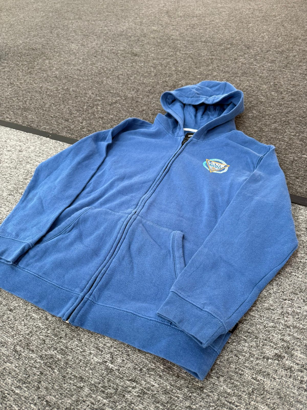 Chompa Vans Azul con Cierre