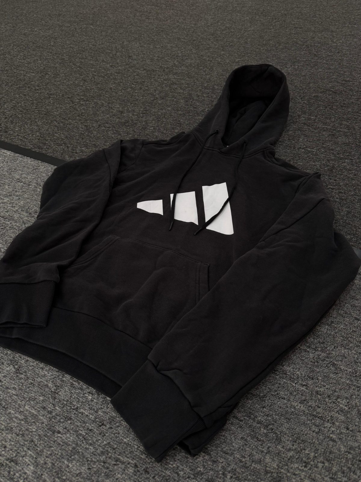 Chompa Adidas Logo Grande Negro