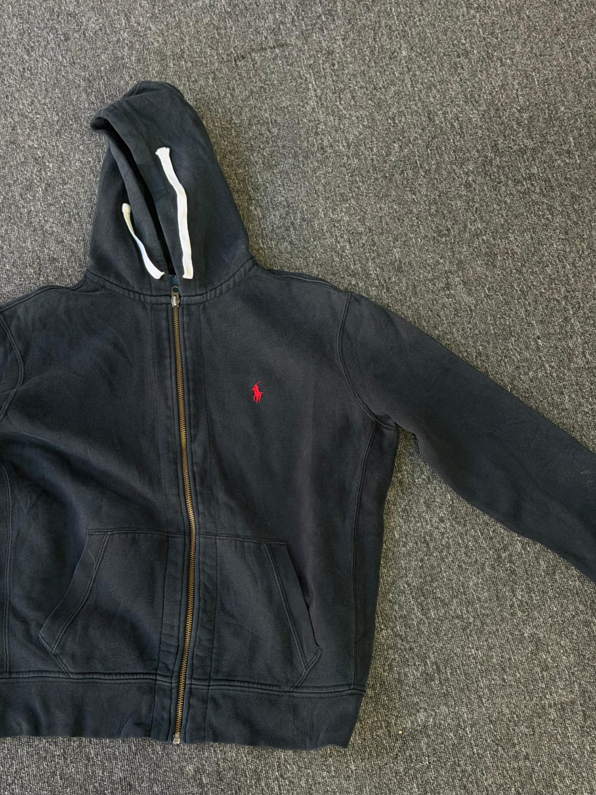 Chompa Polo Ralph Lauren Negra Cierre 4